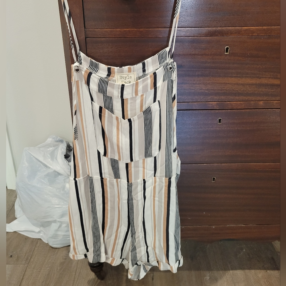 Stripped Romper
